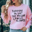 Running On Low Tire Pressure Sweatshirt