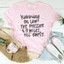 T-shirt "Pression de Pneus Basse et 5 Miles Restants"