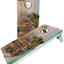 Tiki Paradise Cornhole Boards - Rustic Beach Vibes - Korvel