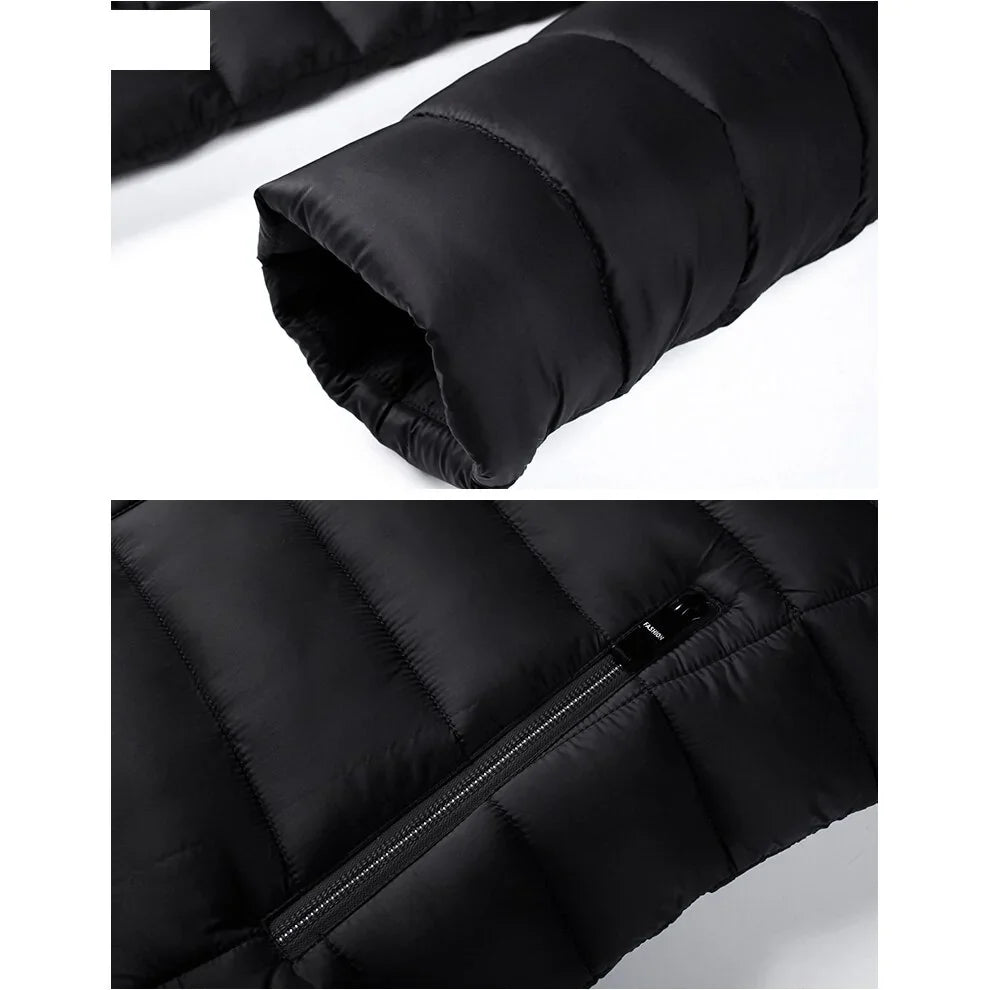 Abrigo de Invierno Premium para Hombre con Acolchado Grueso