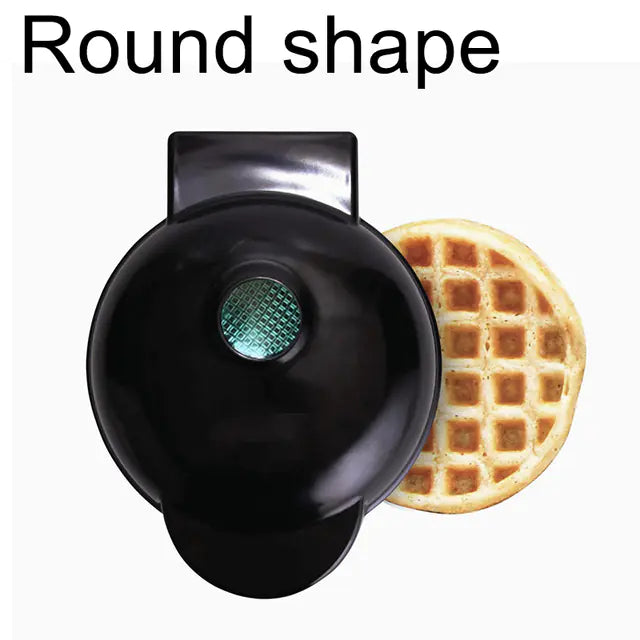 Mini Waffle Maker Eléctrico para Delicias Rápidas y Fáciles