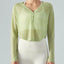 V-Neck Long Sleeve Yoga Top for Active Comfort
