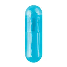 Cápsulas de Gelatina Dura Capsugel Coni-Snap | Tamaño #1 | Azul Aqua (1,000 Unidades)
