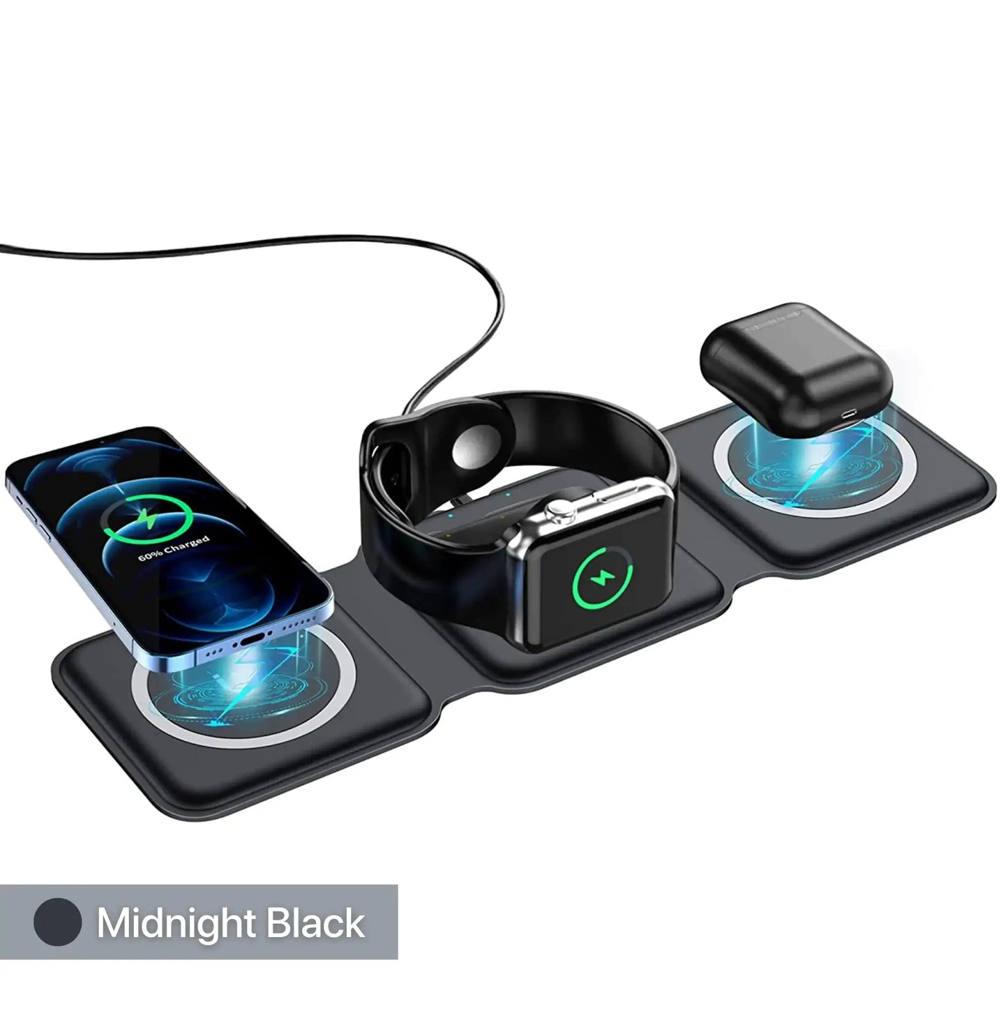 Tri Plug Charger - Versatile Wireless Charging Solution