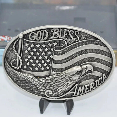 God Bless America Buckle - Korvel