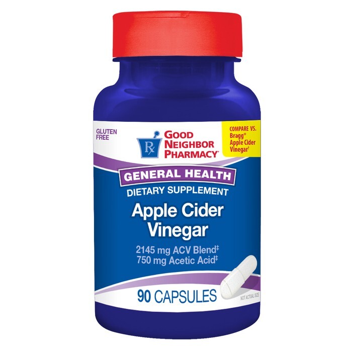 Gélules de vinaigre de cidre de pomme Good Neighbor Pharmacy - 90 unités