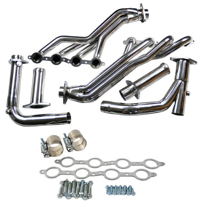 SPDZ1 Long Tube Headers with Y-Pipe for Chevy & GMC (2007–2014)