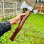 Handcrafted Damascus Steel Tomahawk Axe – "Rosewood Valor" Edition - Korvel