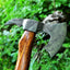 Exquisite 17-Inch Handmade Damascus Steel Tomahawk Axe with Rosewood Grip by KBS Knives - Korvel