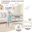 Premium Baby Diaper Changing Table with Water Basin - Gray