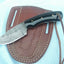 Artisan Crafted Damascus Steel Skinning Knife with Buffalo Horn Handle - Korvel