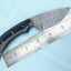 Artisan Crafted Damascus Steel Skinning Knife with Buffalo Horn Handle - Korvel