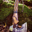 Handcrafted Native American Tomahawk – Engraved 1095 Steel Blade & Ash Wood Handle - Korvel