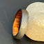 Eternal Bond Damascus Steel Commitment Ring with Wood Inlay by KBS Knives - Korvel
