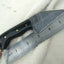 Exquisite Custom Damascus Steel Seax Knife with Buffalo Horn Handle - 7 Inches - Korvel