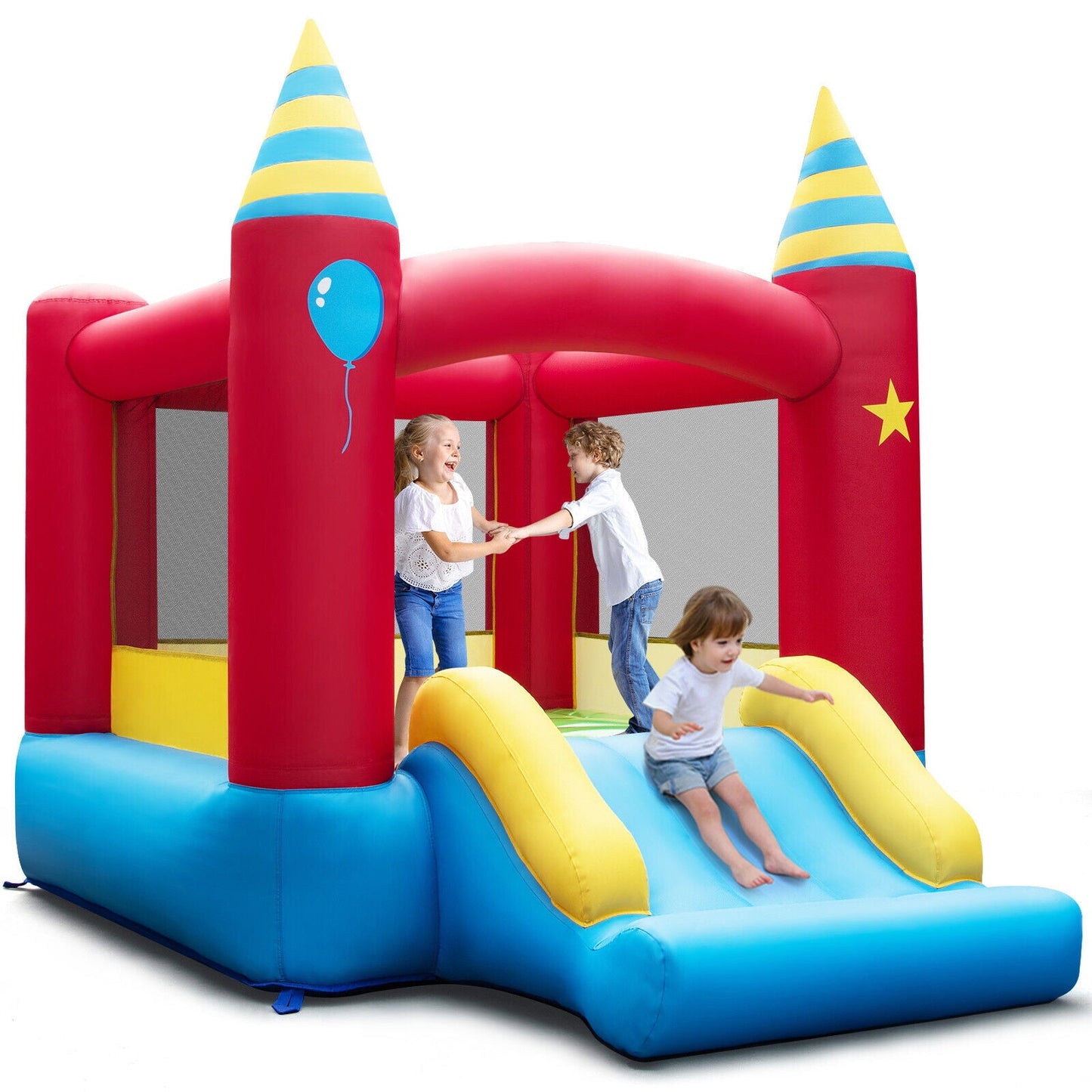 Kids Inflatable Bounce Castle - Blower Not Included