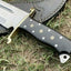 Premium Custom D2 Steel Bowie Knife for Hunting Adventures - Korvel