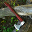 Artisan Crafted Viking Tomahawk Axe - Hand Engraved High Carbon Steel with Rosewood Handle - Korvel