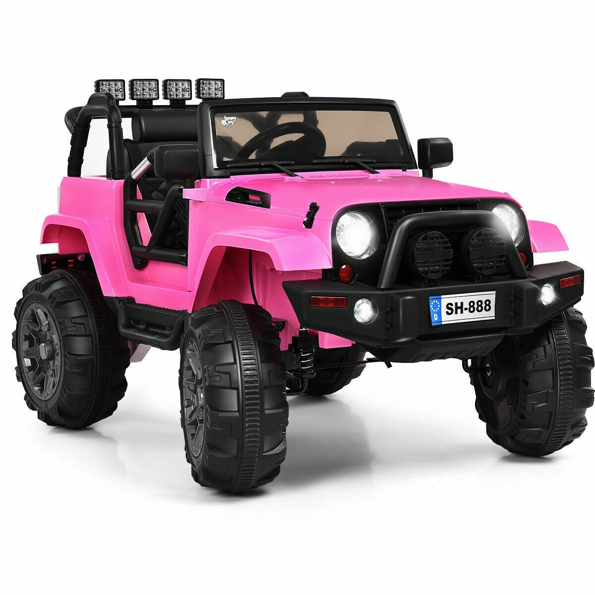 Camion de contrôle à distance pour enfants 12V - Rose
