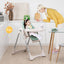 Adjustable Baby Folding High Chair - Green