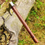 Artisan Crafted Viking Tomahawk Axe - Hand Engraved High Carbon Steel with Rosewood Handle - Korvel