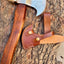 Custom Forged 1095 Steel Tomahawk Axe with Elegant Rosewood Handle – Redwood Warrior Edition - Korvel