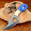 Artisan Crafted Damascus Steel Hunting Knife with Bone Handle - Korvel