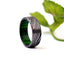 Stunning Handcrafted Damascus Steel Engagement Ring by KBS Knives - Korvel