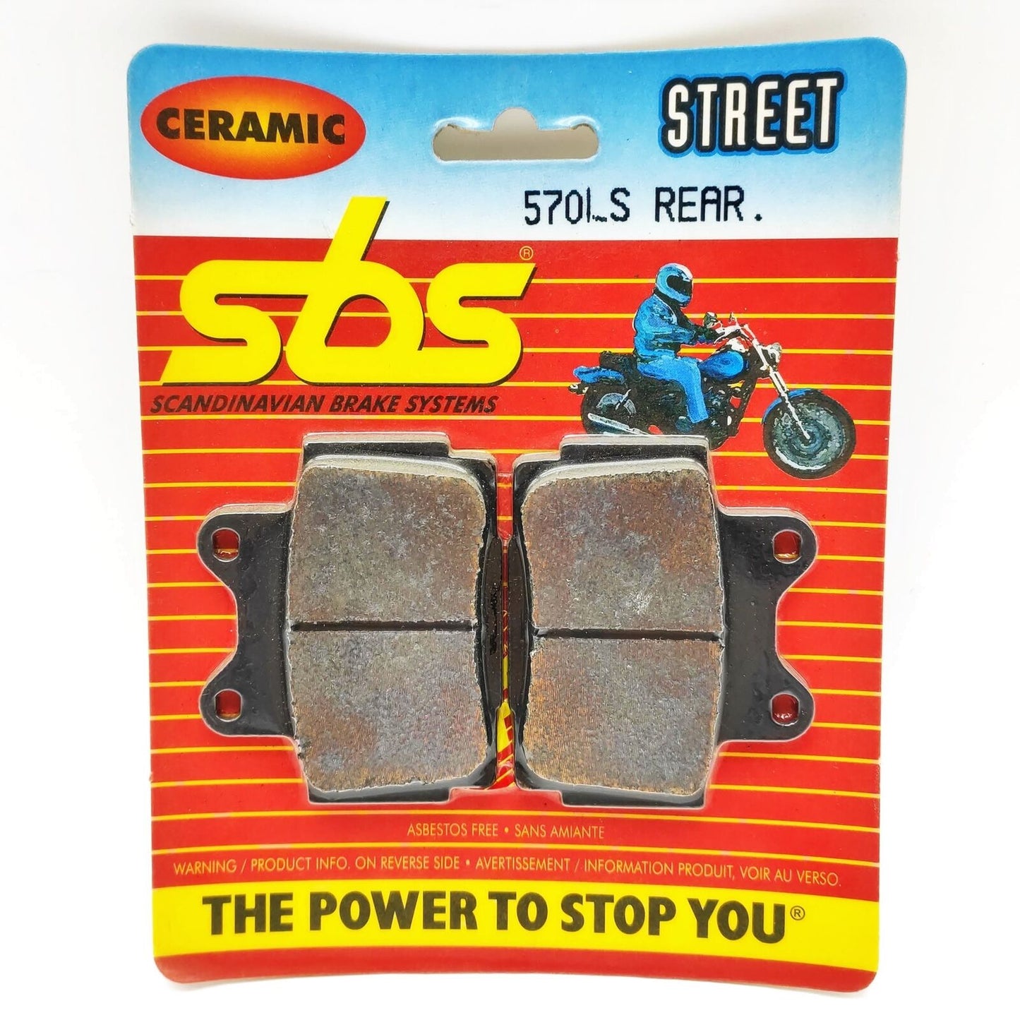 Pastilla de freno SBS 570LS para bicicletas de alto rendimiento