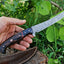 Premium Damascus Steel Fish Fillet Knife with Wenge Wood & Buffalo Horn Handle - Korvel
