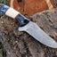 Premium Custom Damascus Steel Hunting Knife - Handcrafted Excellence - Korvel