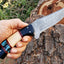 Premium Custom Damascus Steel Hunting Knife - Handcrafted Excellence - Korvel