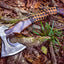 Handcrafted Native American Tomahawk – Engraved 1095 Steel Blade & Ash Wood Handle - Korvel