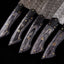 Artisan Crafted Damascus Knife Collection with Leather Roll - Korvel