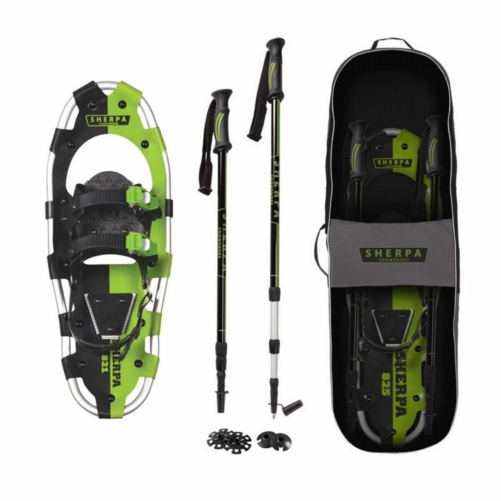 Premium Adult Snowshoe and Trekking Pole Adventure Kit - Korvel