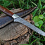 Exquisite Custom Damascus Steel Fillet Knife with Elegant Rosewood Handle - Korvel