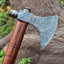 Handcrafted Native American Tomahawk with Damascus Steel Blade – "Spirit of the Pipe" - Korvel