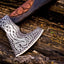 Exquisite Handcrafted Battle Axe with Engraved 1095 Steel Blade & Elegant Rosewood Handle – KBS Knives Store - Korvel