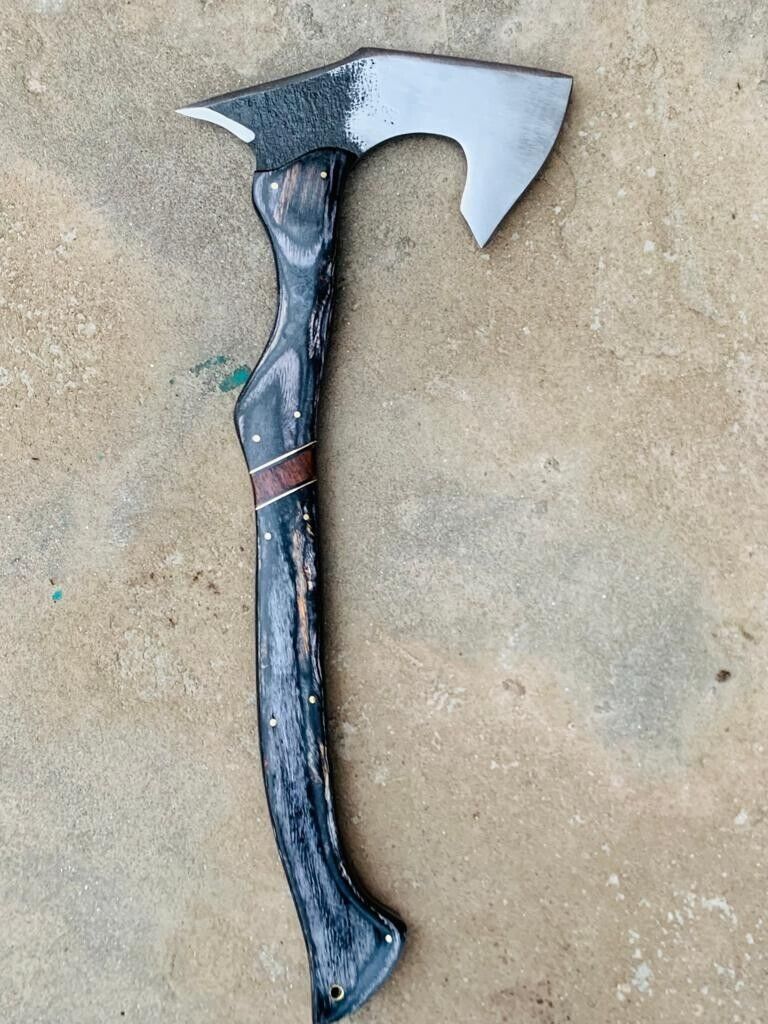 Ultimate Precision Throwing Tomahawk – Handcrafted 1095 Steel Blade with Luxurious Rosewood Handle - Korvel