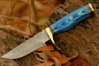 Artisan Crafted Damascus Steel Hunting Knife - Korvel