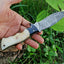 Artisan Crafted Damascus Steel Hunting Knife - Korvel