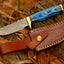 Artisan Crafted Damascus Steel Hunting Knife - Korvel