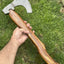 Premium Handcrafted Damascus Steel Tomahawk Axe – "Viking's Precision" - Korvel