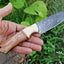 Artisan Crafted Damascus Steel Hunting Knife - Korvel
