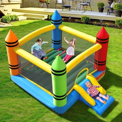 Château Gonflable pour Enfants avec Toboggan