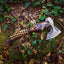 Handcrafted Native American Tomahawk – Engraved 1095 Steel Blade & Ash Wood Handle - Korvel
