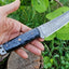 Premium Damascus Steel Tanto Knife for Adventurers - Korvel