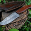 Artisan Crafted Damascus Steel Hunting Knife - Korvel