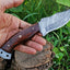 Artisan Crafted Damascus Steel Hunting Knife - Korvel