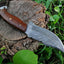 Artisan Crafted Damascus Steel Hunting Knife - Korvel